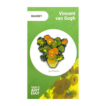 Load image into Gallery viewer, Sunflowers Magnet - Van Gogh