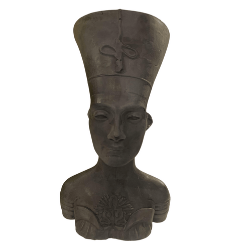 Nefertiti Egyptian Statue Candle  Lavender Scent:  Black