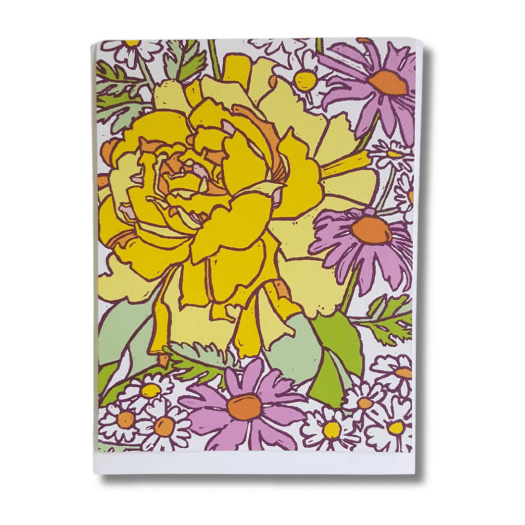 Yellow Rose Note Card