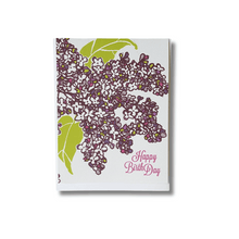 Load image into Gallery viewer, Lilac Happy Birthday Card