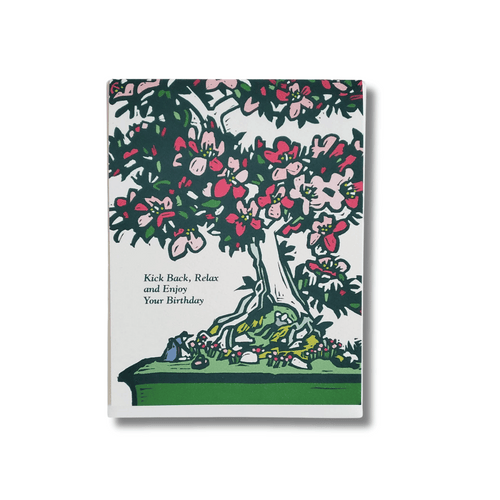 Happy Birthday Japanese Bonsai Card