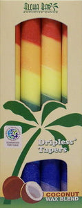 Box of 4 - 9" Rainbow Tapers