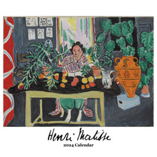 Load image into Gallery viewer, Henri Matisse 2024 Square Calendar