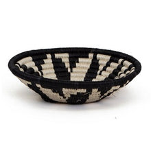 Load image into Gallery viewer, Virunga B &amp; W Handwoven Small Basket