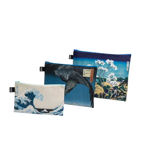 Hokusai Zip Pockets
