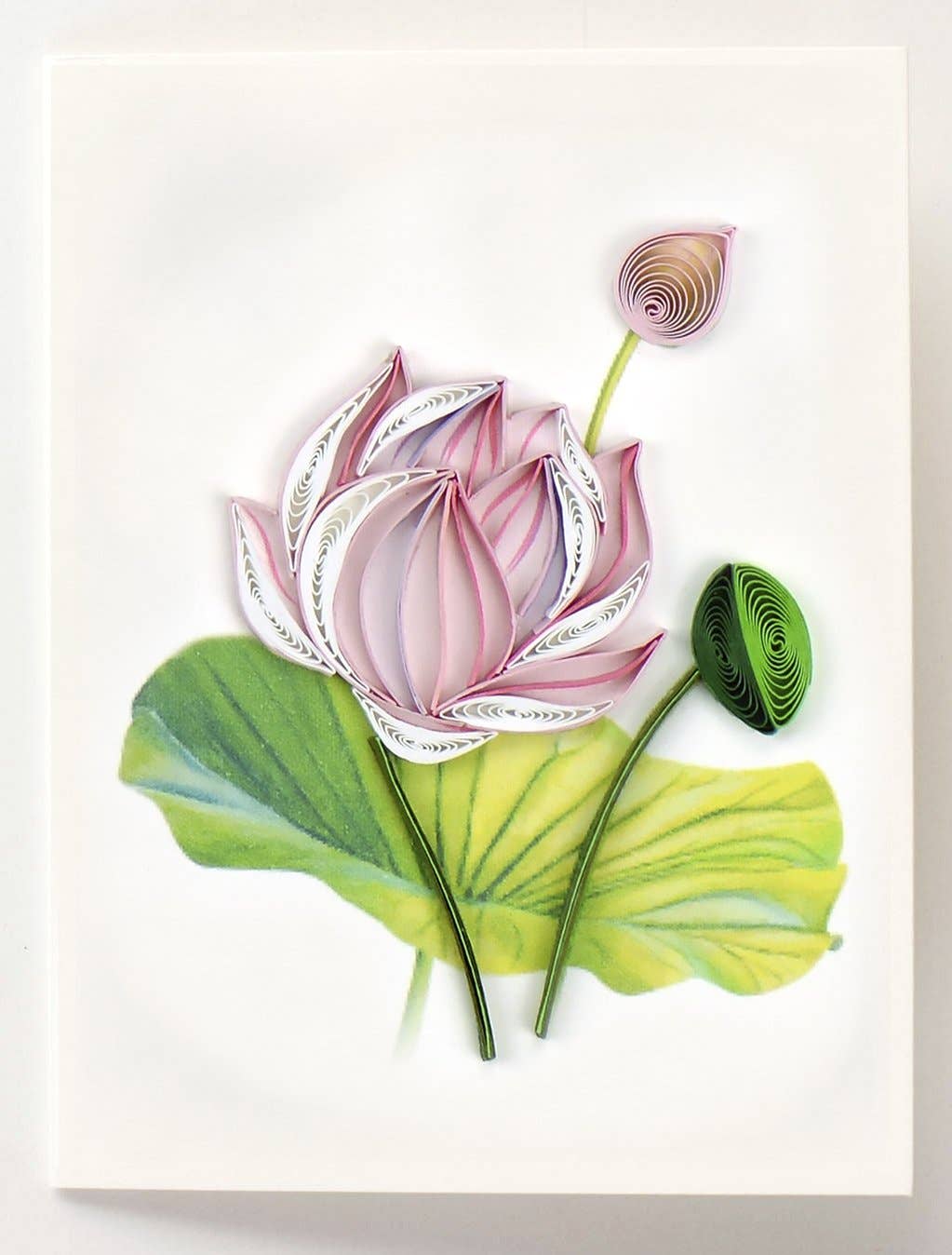 Pink Lotus Gift Enclosure Mini Card