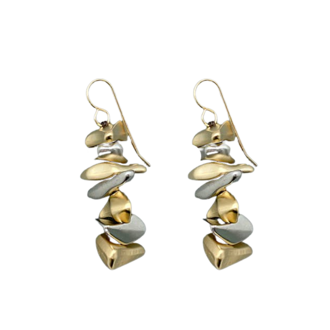 Siliz Silver & Gold Earrings