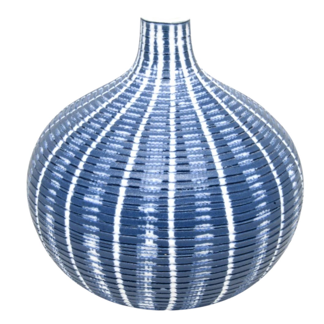 Congo Small Indigo Blue Vase