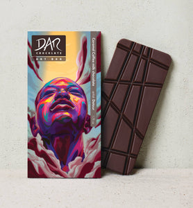 Art Bar: Salted Caramel Coffee Milk Chocolate Bar 60% Cacao