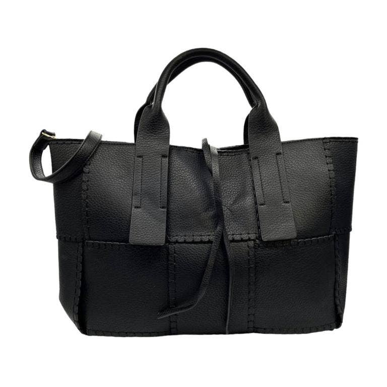 Large Black Handled Bag