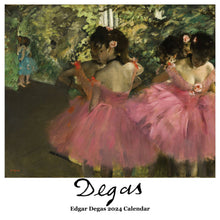 Load image into Gallery viewer, Edgar Degas 2024 Square Calendar