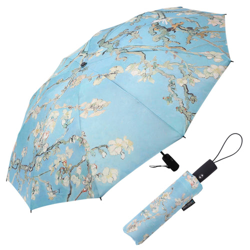 Van Gogh Almond Blossom Folding Travel Umbrella