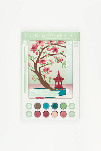 Cherry Blossom Bonsai Paint-by-Number Kit