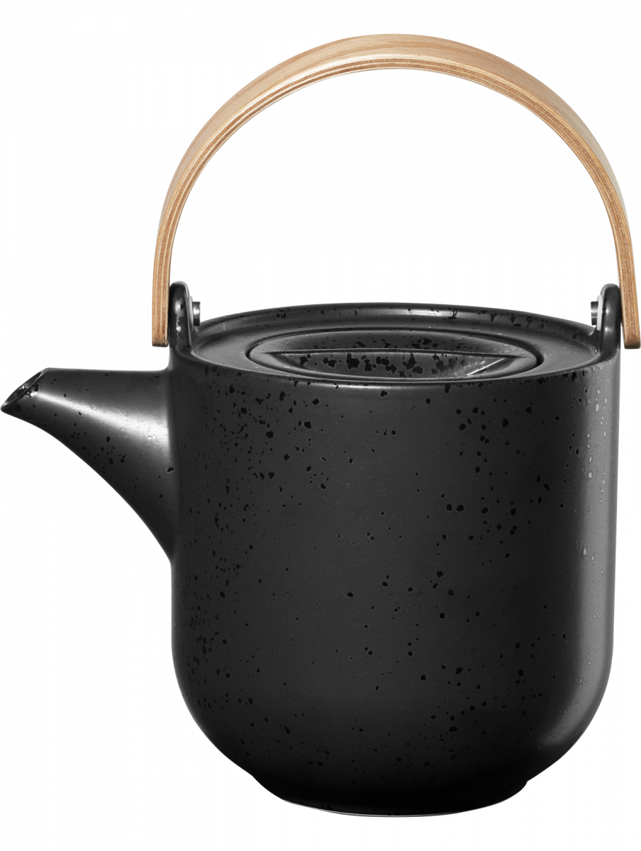 Kuro Porcelain Teapot Black