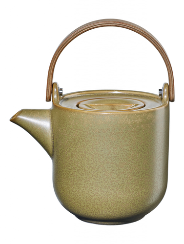 Miso Porcelain Teapot Olive