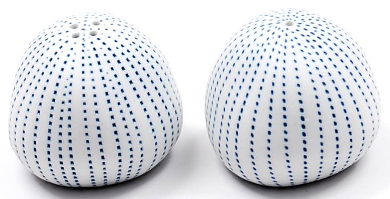 Pebble Blue Dot Salt and Pepper Shaker