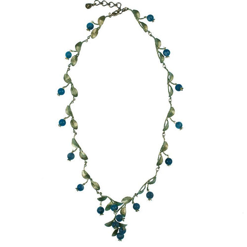 Blueberry Cluster Necklace