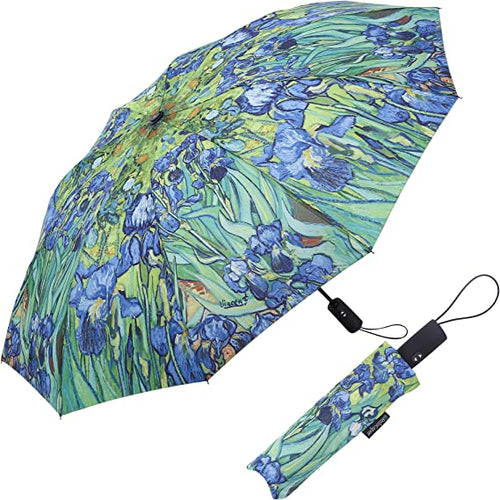 Van Gogh Irises Umbrella Folding Travel