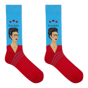 Frida Kahlo Men's Socks Teal