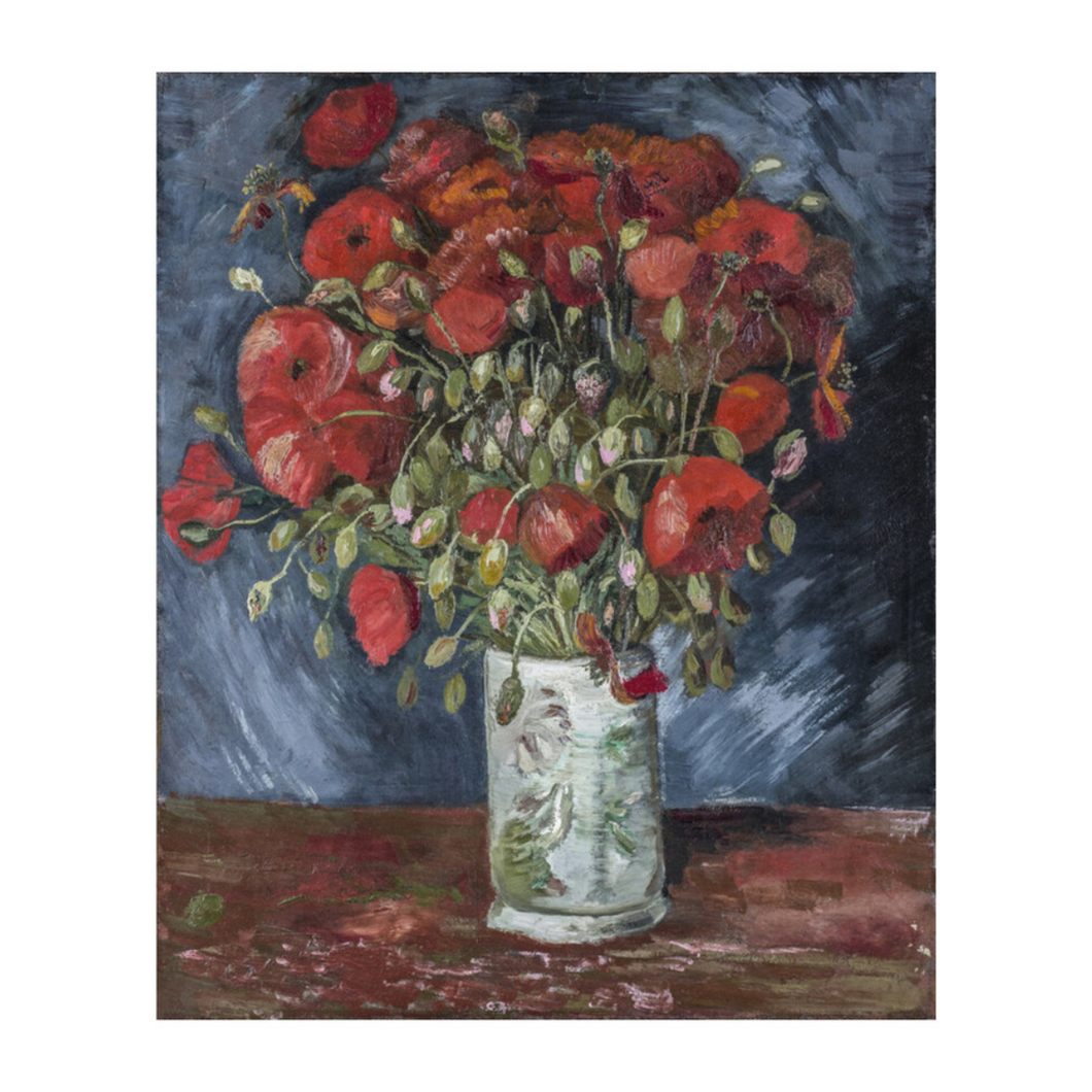 Vase with Poppies Sm Print