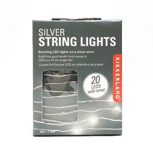 Silver String Lights 30ft