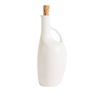 White Stoneware Olive Oil Bottle | Canard 34oz