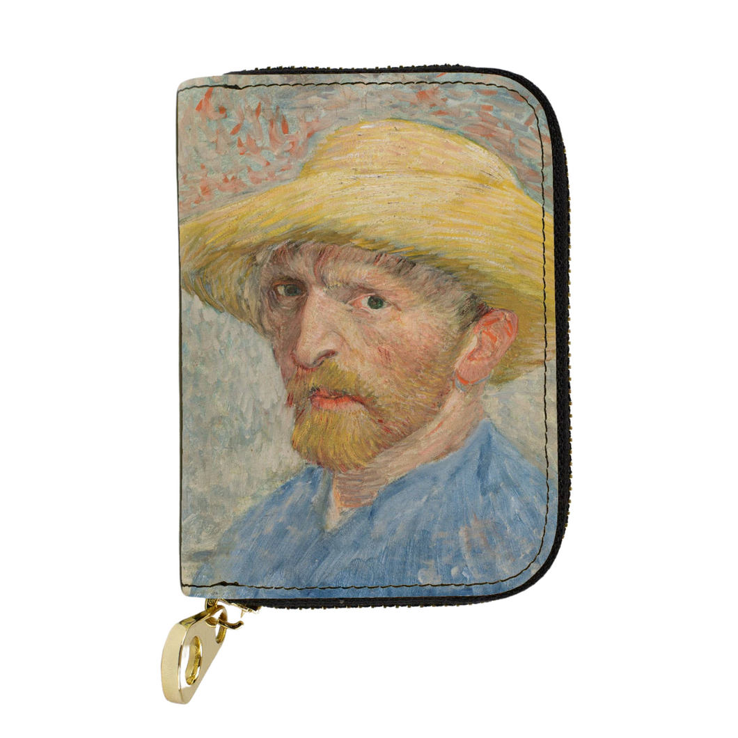 Van Gogh Self Portrait Zippered Wallet
