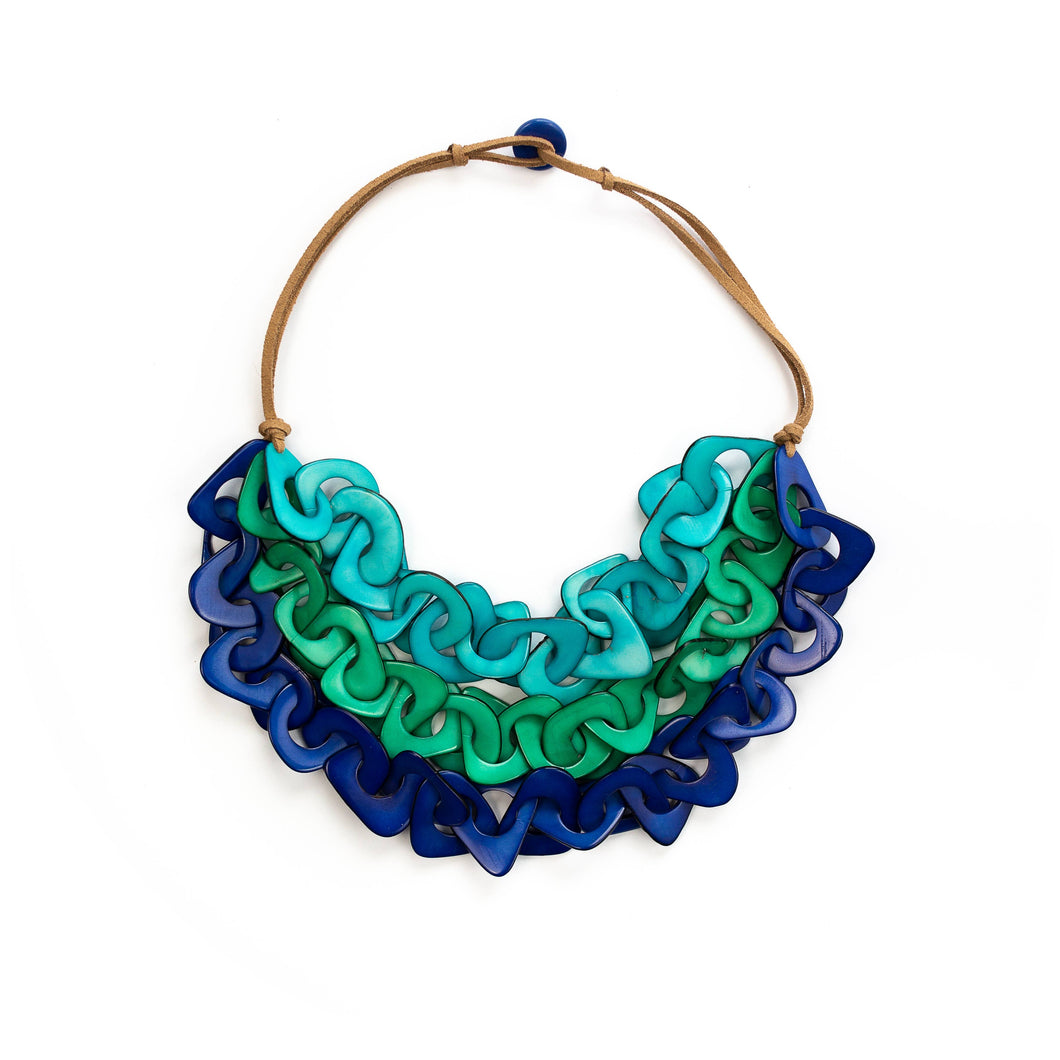 Vero Necklace Blue Combo