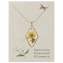 Load image into Gallery viewer, Yellow Flower Gold Necklace