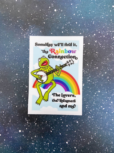 Kermit the Frog Decal - The Rainbow Connection