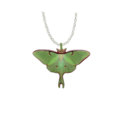 Luna Moth Necklace