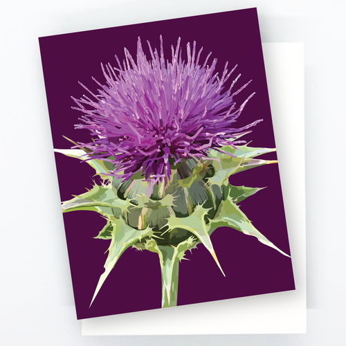 Thistle Notecard