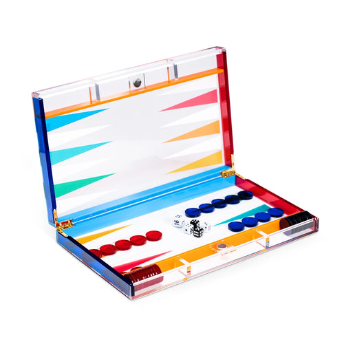 Multicolor Backgammon Set