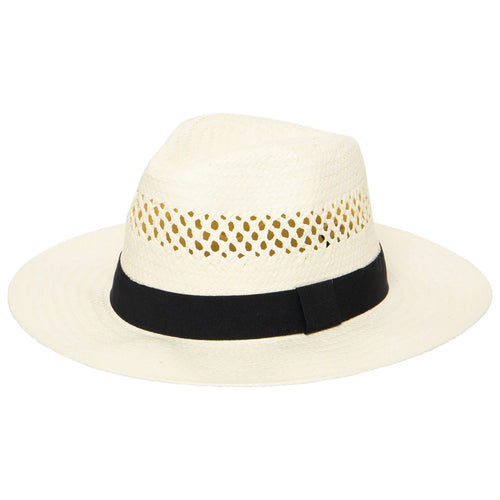 Paper Fedora with Vents White